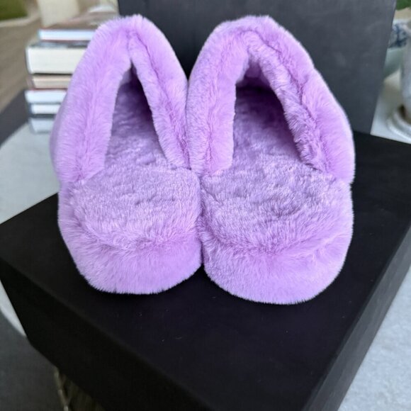 VERSACE Medusa Men's Lavender Faux Purple Slippers, sizes 43, 45 - Picture 3 of 14